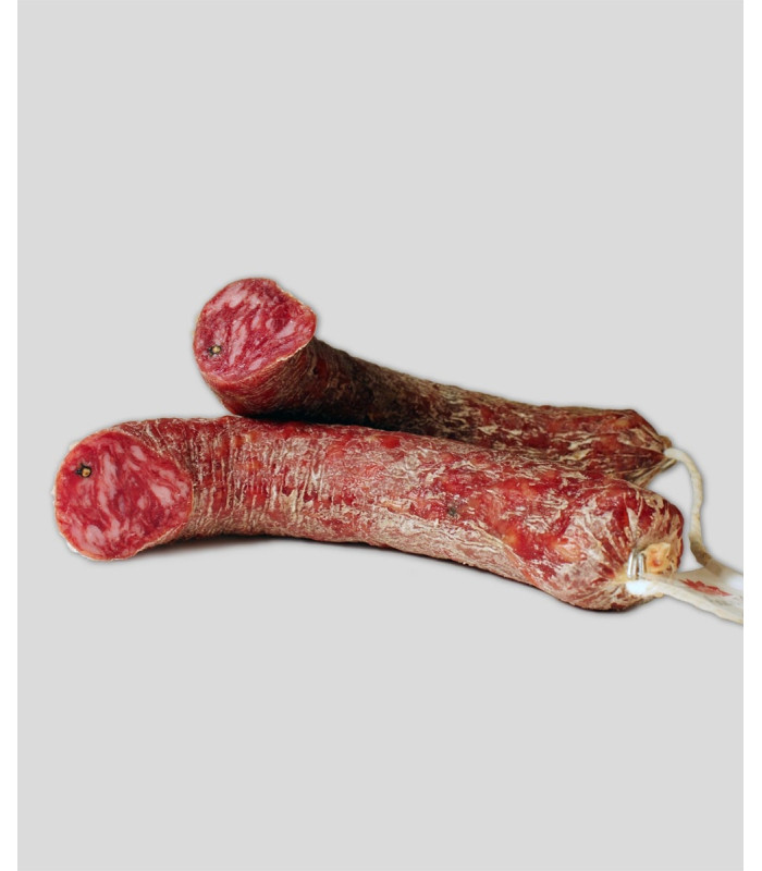 Longaniza de salchichón ibérico de bellota (400-450 grs. aprox.) Longaniza de saucisson ibérique de gland (400-450 grs. env.)