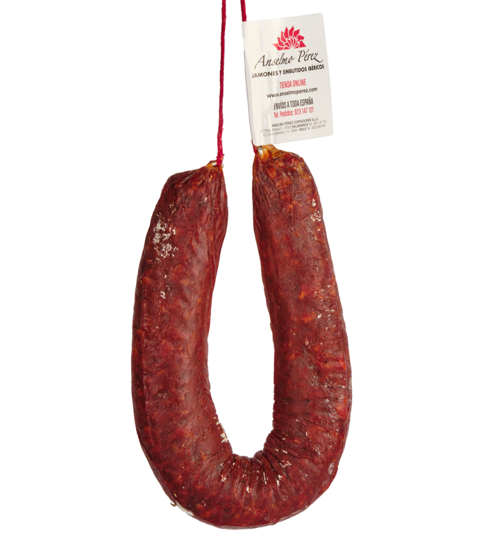 Longaniza vela o ferradura di chorizo iberico di bellota (400-450 grs. circa)