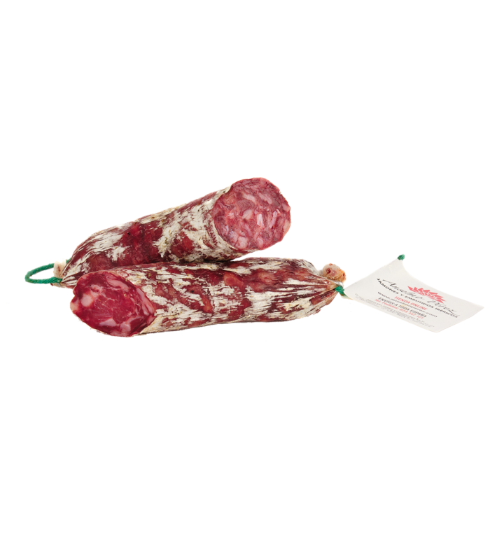 Longaniza de salchichón ibérico de bellota (400-450 grs. aprox.) Longaniza de saucisson ibérique de gland (400-450 grs. env.)