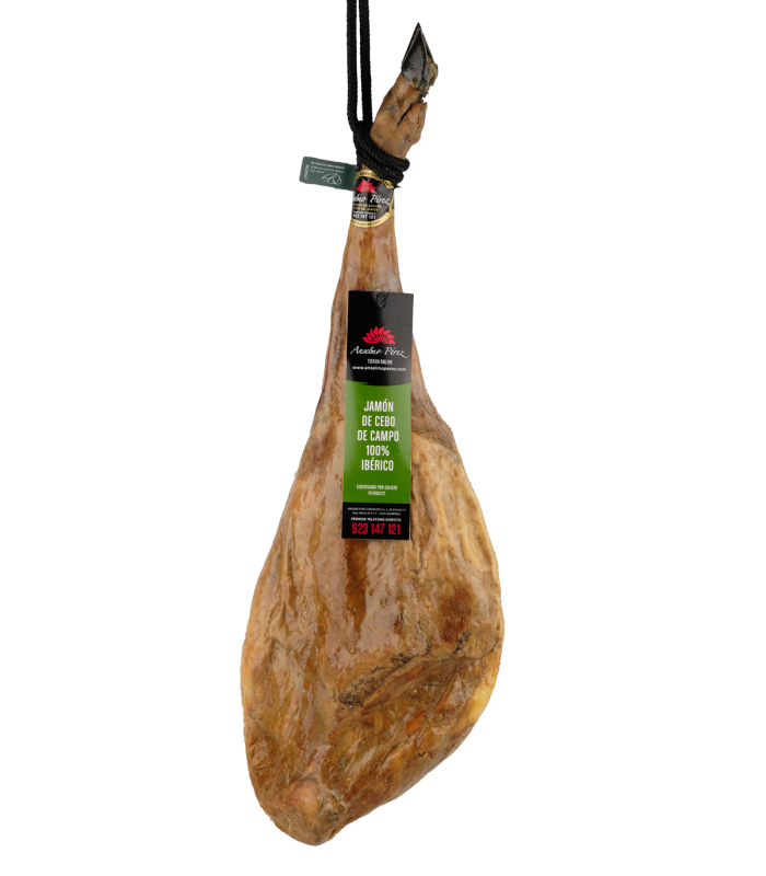 Jambon de pâturage nourri au gland 100% ibérique