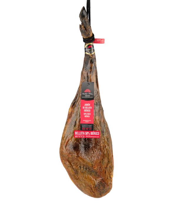 Prosciutto di bellota iberico al 50% di razza iberica "gran Reserva"