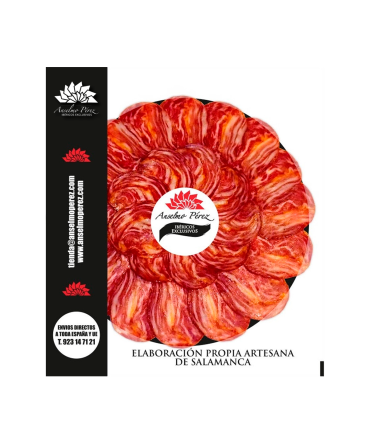 Fetta di segreto di maiale 100% iberico di bellota.