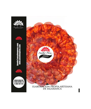 Chorizo affettato di bellota 100% iberico.