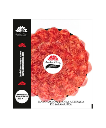 Loncheado Salchichón bellota 100% ibérico.