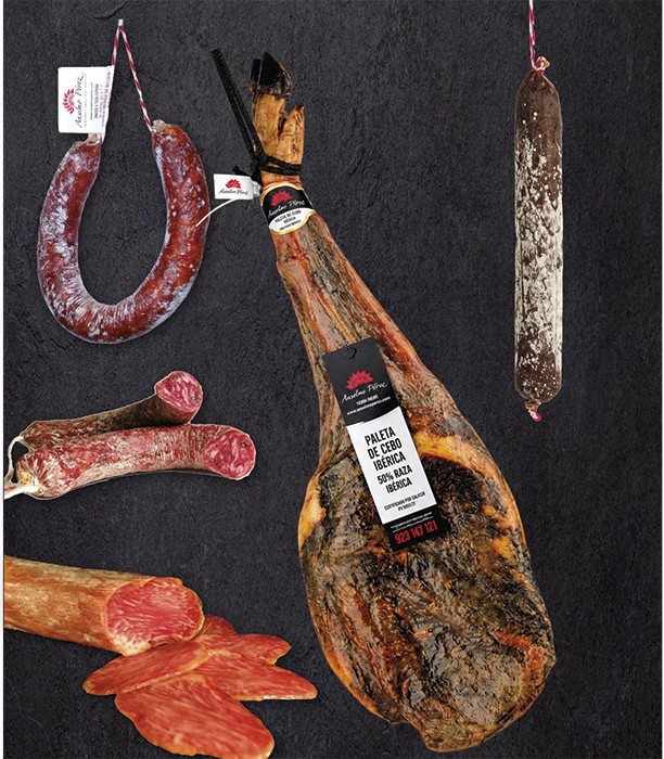 LOTE PALETA DE CEBO IBÉRICO 50% RAZA IBÉRICA